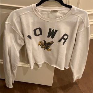 University of Iowa Cropped sweatshirt